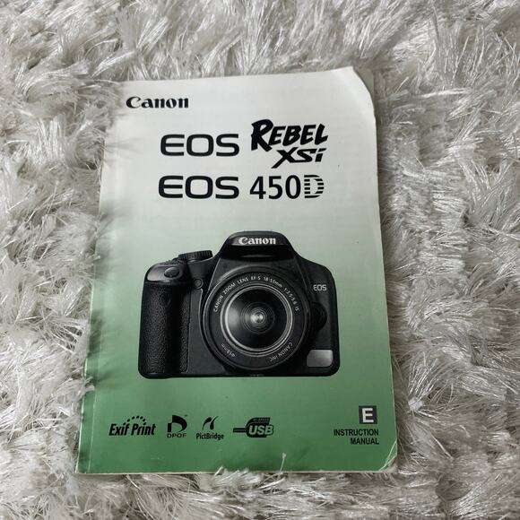 Canon EOS Rebel XSI or 450D Owners Manual - Picture 1 of 3